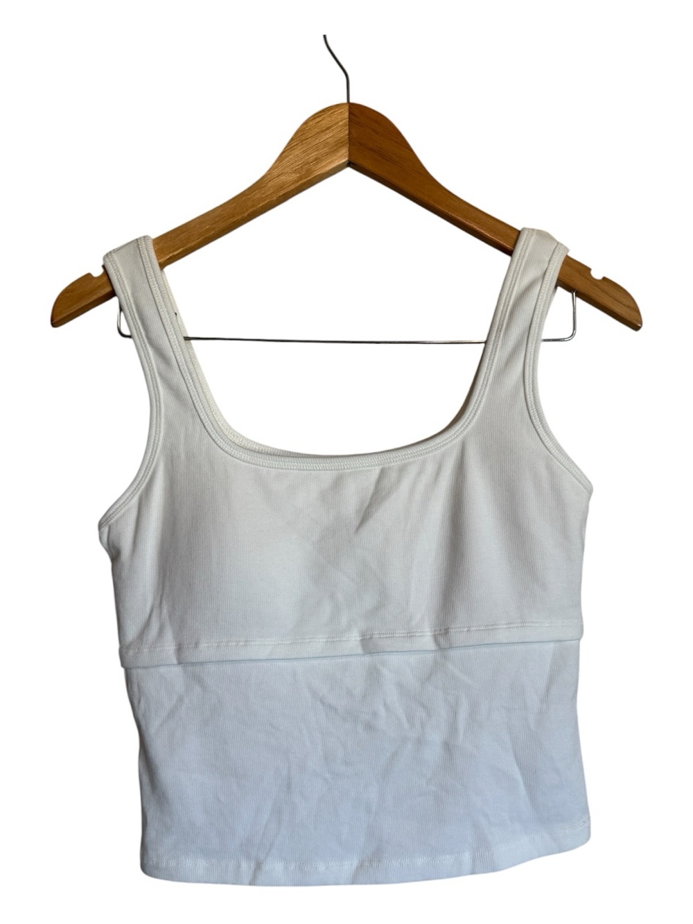 OGL Brami White Women's Tank Top - Classic Scoop Neck M - NWT